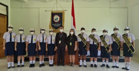 pelantikan osis smp lokon sekolah berasrama losnito