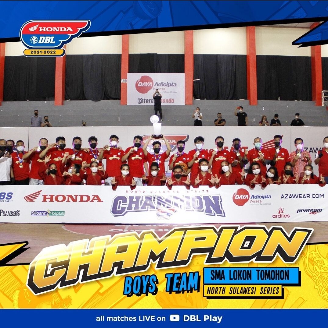 champion losnito basketball putra putri sma lokon sekolah berasrama