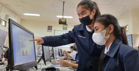 blind typing touch typing smp sma lokon st nikolaus kota tomohon sekolah asrama terbaik sulawesi utara manado